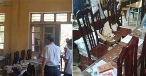 Hà Nội: Lớp học sập trần khiến 3 học sinh bị thương