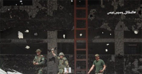 Ảnh: Lính Syria chiếm căn cứ quan trọng của phiến quân ở Đông Ghouta