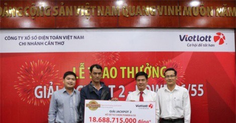 Xổ số Vietlott: Lần đầu tiên có khách hàng không đeo mặt nạ nhận giải độc đắc