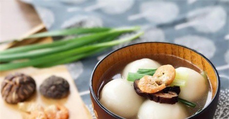 Ngọt lành bữa sáng cuối tuần với bánh trôi mặn