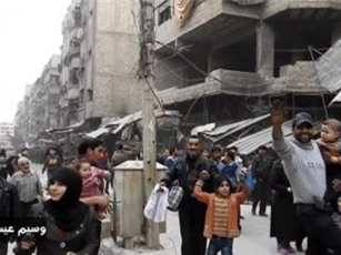 Clip: Quân đội Syria tiến vào ngoại ô Ayn Tarma ở Đông Ghouta lần đầu tiên sau nhiều năm