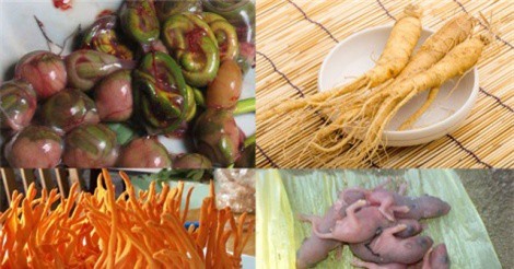 Muôn kiểu thực đơn tăng cường “bản lĩnh đàn ông” của đại gia Việt