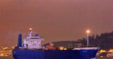 Chùm ảnh: Tàu Nga chở một loạt thiết bị quân sự tới Syria 