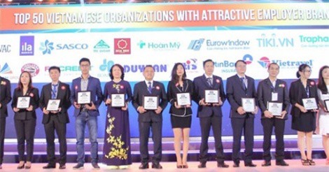 Đất Xanh đạt top 50 thương hiệu tuyển dụng hấp dẫn