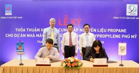 PV Gas cung cấp propane cho nhà máy Polypropylene Phú Mỹ