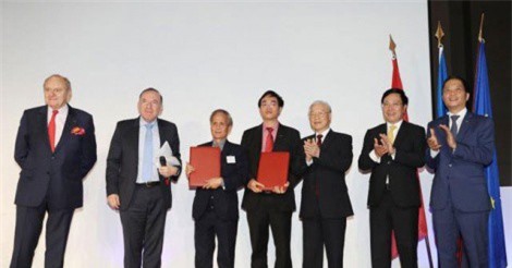 Tổng Bí thư gặp gỡ các doanh nghiệp hàng đầu của Pháp