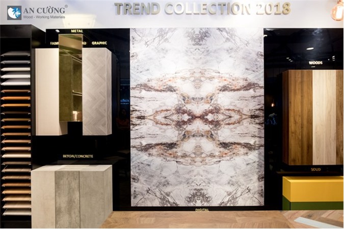 Bộ sưu tập “An Cường Trend Collection 2018” cuốn hút khách tham quan Vietbuild