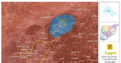 Syria kiểm soát 87% lãnh thổ Đông Ghouta