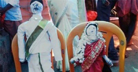 "Rùng mình" với tục làm "đám cưới ma" ở Ấn Độ