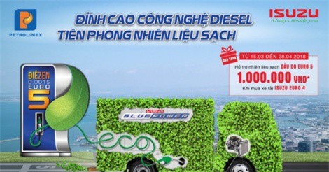 Isuzu và Petrolimex cùng hợp tác sản xuất nhiên liệu sạch