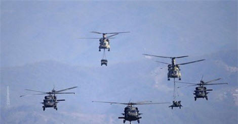 Mỹ và Hàn Quốc tiến hành tập trận thường niên sau 1 tháng trì hoãn