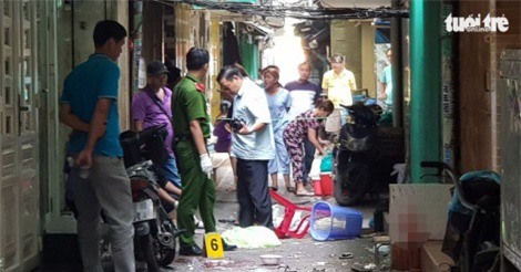 Nam thanh niên bị sát hại ở trung tâm TP.HCM