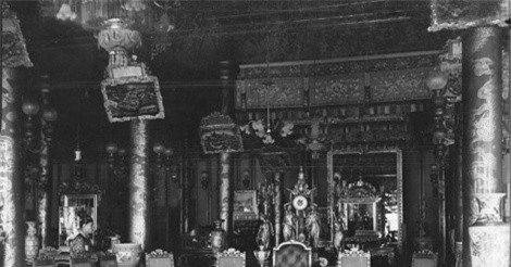 Ảnh hiếm về nội thất của Hoàng thành Huế xưa