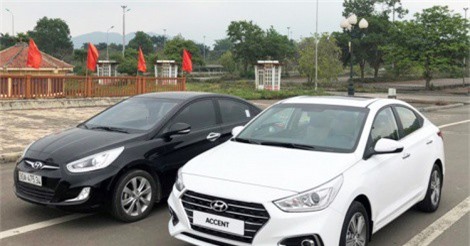 Xe sedan siêu rẻ Hyundai Accent 2018 lăn bánh tại Việt Nam