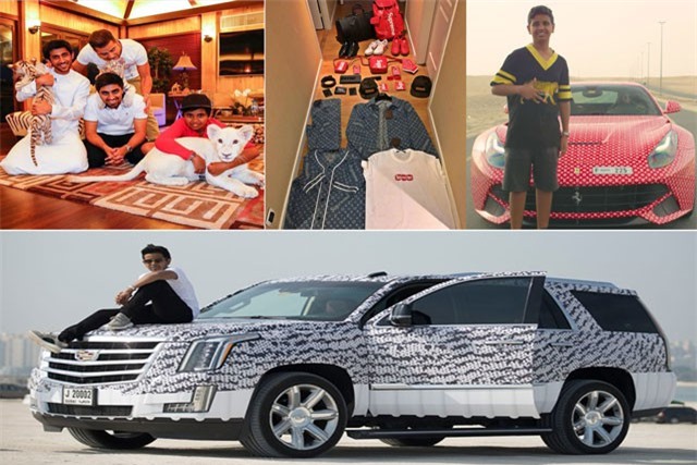 Choáng với những "thú chơi đốt tiền” của con trai tỷ phú Dubai