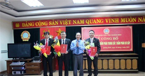 Công bố quyết định của Chủ tịch nước về công tác cán bộ