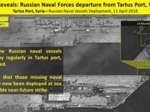 ISI: Các chiến hạm Nga đã di dời, cảng Tartus (Syria) gần như trống trơn