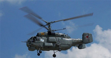 Trực thăng Nga rơi trên biển Baltic