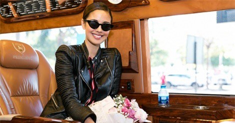 Hoa hậu Thế giới 2013 Megan Young rạng rỡ đến Việt Nam