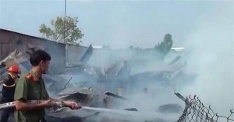 An Giang: Cháy lớn gây thiệt hại khoảng 300 triệu đồng