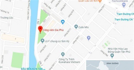 Nam thanh niên bị sát hại trong công viên ở Sài Gòn