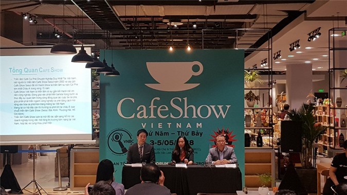 Hơn 200 gian hàng tham gia triển lãm Café Show 2018