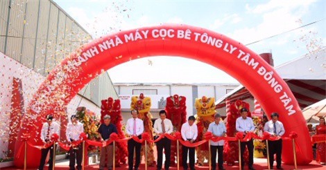 Khánh thành nhà máy sản xuất cọc bê tông ly tâm Đồng Tâm