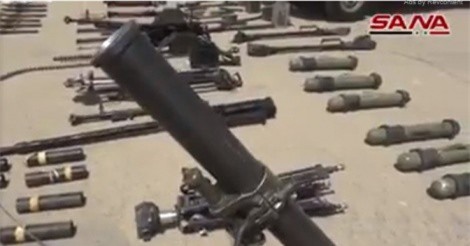 Phiến quân Syria quy phục, giao hết vũ khí hạng nặng cho Nga 