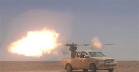 Phiến quân táo tợn đột kích dồn dập quân đội Syria gần Palmyra 