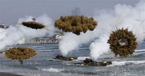 Mỹ - Hàn tập trận chung ngay trước hội nghị thượng đỉnh liên Triều