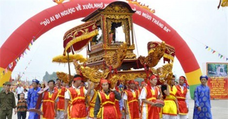 Giỗ Tổ Hùng Vương – Lễ hội Đền Hùng 2018: Lễ rước kiệu, dâng lễ vật cung tiến tổ tiên