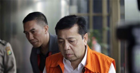 Indonesia kết án cựu Chủ tịch Quốc hội 15 năm tù vì tội tham nhũng