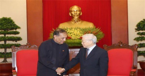 Tổng Bí thư Nguyễn Phú Trọng tiếp Chủ tịch Quốc hội Sri Lanka