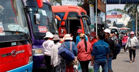 Đi lại dịp 30/4-1/5: Giá vé xe tăng từ 20-40%