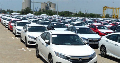 Ôtô nhập khẩu giảm 84% do tác động của Nghị định 116