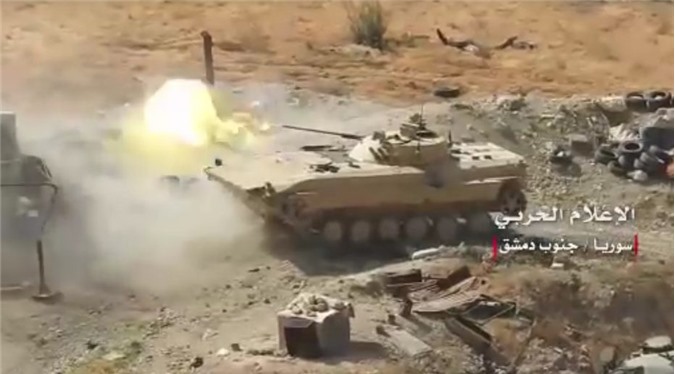 Quân đội Syria cô lập phiến quân IS ở Nam Damascus