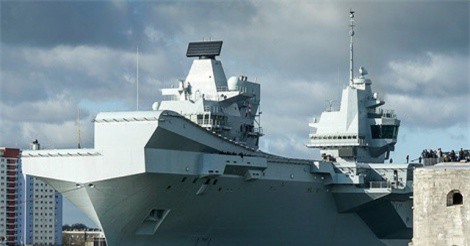 Khám phá tàu sân bay mạnh nhất của hải quân Anh