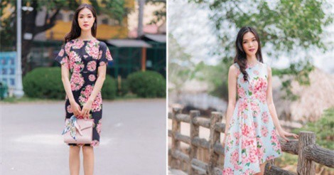 Hoa hậu Thùy Dung gợi ý chọn váy hoa cho nàng công sở