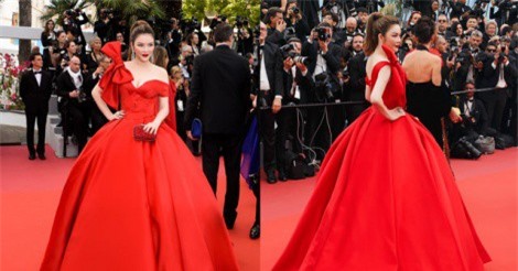 Lý Nhã Kỳ hóa nàng Lọ Lem trên thảm đỏ khai mạc LHP Cannes
