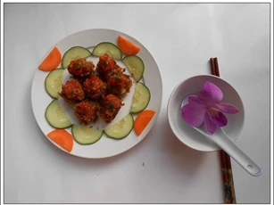 Cách làm món thịt bọc trứng cút lăn cốm rán vàng ngon không cưỡng lại được