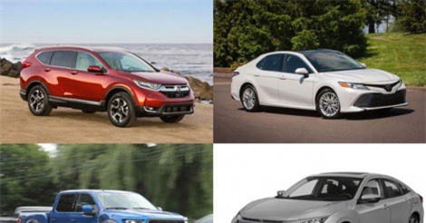 Mẫu ôtô nào được ưa chuộng nhất thế giới quý I/2018?