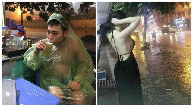 Ảnh khó đỡ Hà Nội sau một đêm mưa: “Mưa rơi ướt áo ướt quần, làm sao ướt được tinh thần dân chơi”