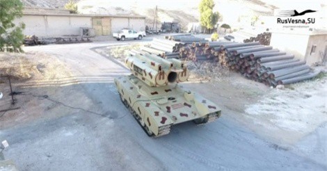 Clip: Quân đội Syria dùng tên lửa hạng nặng diệt hàng chục tên IS