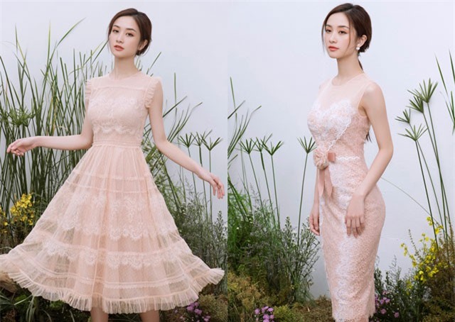 Jun Vũ đẹp mong manh với váy ren