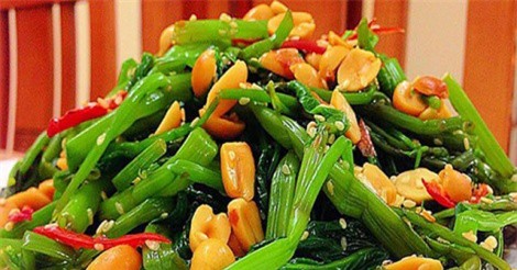 Học cách làm nộm rau muống đổi khẩu vị