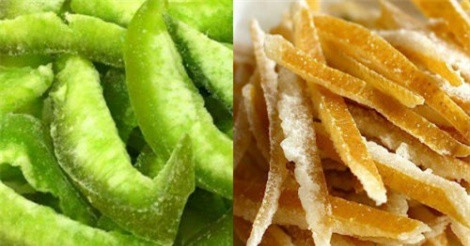 Hơn nửa triệu đồng một kg mứt vỏ bưởi Thái