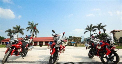 Cận cảnh dàn môtô phân khối lớn cứu hỏa chuyên dụng mới có ở Việt Nam