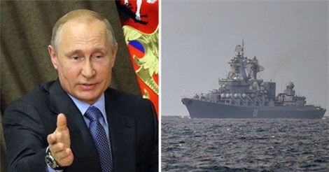 Ông Putin lệnh triển khai vĩnh viễn tàu chiến Nga gần Syria răn đe Mỹ