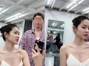 'Chị đẹp' Son Ye-jin khoe vẻ quyến rũ ở hậu trường chụp ảnh
