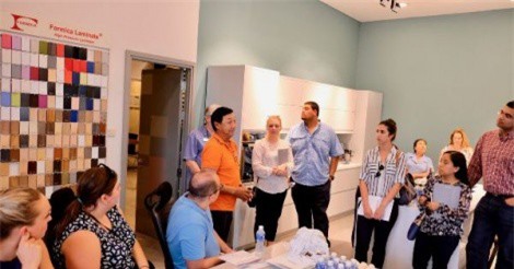 An Cường tiếp đón phái đoàn MBA - Florida Southern College tham quan nhà máy An Cường tại Bình Dương